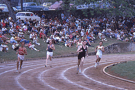 Photo of Peter Snell in Hawaii in1962.