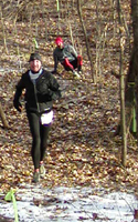 photo of slipping on the trail
