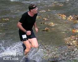Photo of Fritz Menninger at Kill Creek.