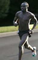 Photo of Benson Chesang at the Dot to Dot 5K.