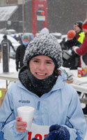 Photo of Amy Meyers, winner of the F 15 to 19 race.