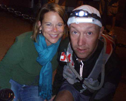 Photo of Greg Burger before the start.