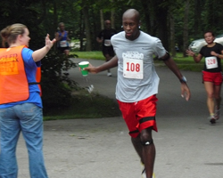 Scene from the Rock Chalk Run.
