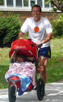 Doug Kieweg pushing a napper.