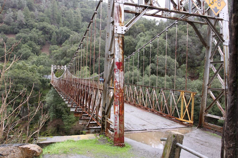Photo of the bridge on Yankee Jim's Road