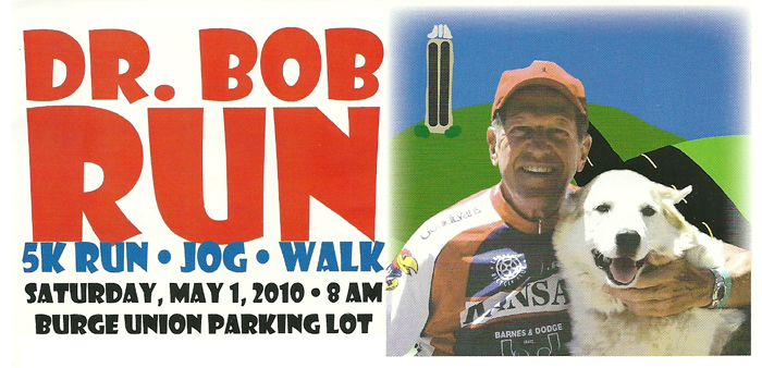 Results from the Dr. Bob Run 5K .