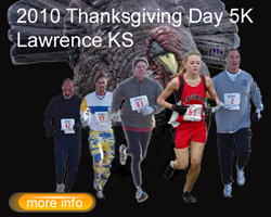 Link to the runLawrence Thaksgiving Day 5K entry form.