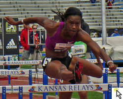 Photo from the KU Relays and link to Flickr slideshow.