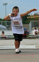 Photo of the boys shot put