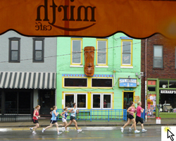 Link to Flickr slideshow of the 2011 Mass Street Mile.