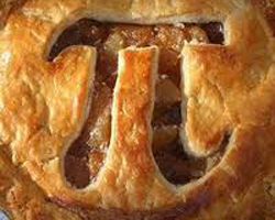A Pi Pie Crust for the Pi Day Run.