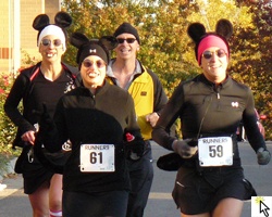 Photo of the mice runners at the October 29th WOW Run.