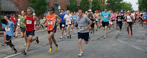 Start of the 2012 Heart & Sole Run in Olathe.