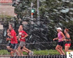 Did it rain at the Plaza 10K? Click to see the Flickr slideshow to find out.