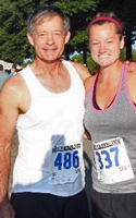 Photo of Ken Johnson and Caitlin Myers.
