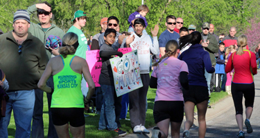 Photo from the Mothers Day Run at Corporate Woods.