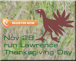 Click here to sign up for the runLawrence Thanksgiving Day Run.