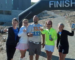 Photo of  Team 17 Down at the Bison 50, October 27, 2013.