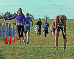Photo at the finsih of the Dr Bob Run.