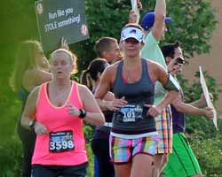 Kristina Selters at the Plaza 10K.