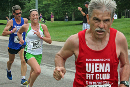 Photo of Bob Anderson at the Do the Double at Corporate Woods.