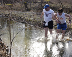 Paul Boone pushing Todd Hildreth