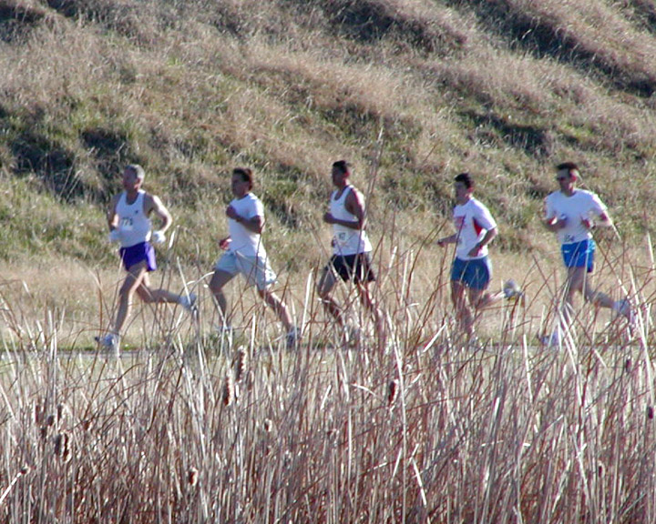 photo with Ross McDaniel leading pack 